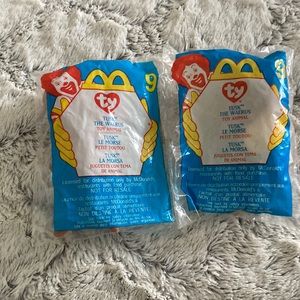 2 Vintage McDonald’s Ty Teenie Beanie Babies